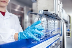 Image Plastic beverage bottle production