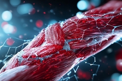 Illustration of muscle fibers
