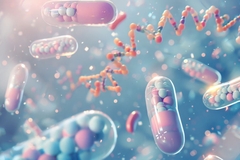 Pills floating around aesthetically