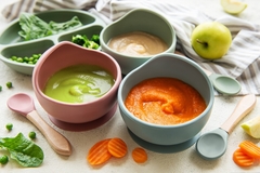 Image Baby food in bowls