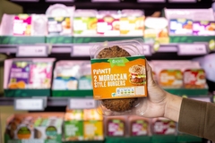 Image Lidl plant-based burgers.