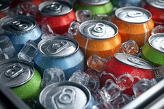 Image Cans of energy drinks