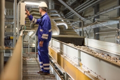 Image recycling plant