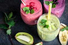 Image Smoothies made from natural fruit.