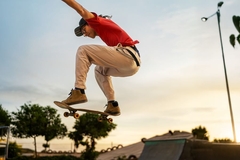 Image Person on a skateboard after using Sirio X Mg