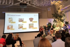 Image Food scientist panel at MISTA Demo Day.