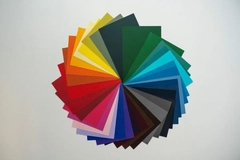 Image coloured paper in circle display