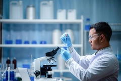Image Researcher in a lab