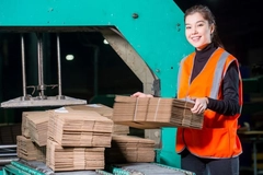 Image paper factory worker