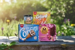 Image Unilever ice cream brands.