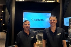 Image Ramasamy Venkatesh, Saanroo’s managing director and co-founder, and John Quilter, the company’s CEO.
