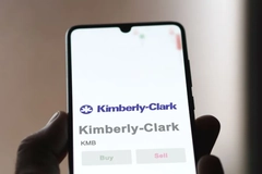 Image A phone that says Kimberly Cark on it.