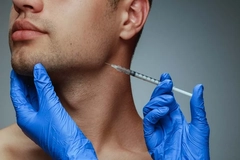 Image young man getting botox