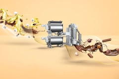 Image Bühler processing line for chocolate and confectionery production.