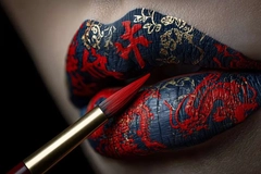Image China themed lip cosmetics