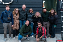 Image The RespectFarms team and farmer Corne Van Leeuwen.
