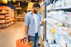 Image Dairy aisle.