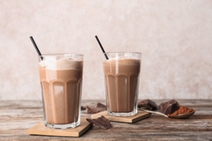 Image Chocolate milkshake.