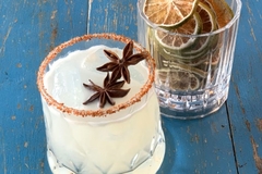 Star anise and orange beverage.