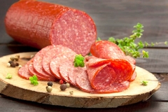Image Salami containing Balchem's Meatshure solution.