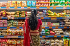 Image Indian supermarket.