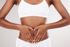 Gut health heart hands. Gut health heart hands.