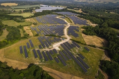 Image Arla Foods’ solar park in Kent, UK.