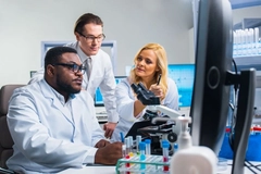 Image Researchers discussing postbiotics