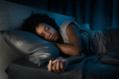 Woman sleeping peacefully