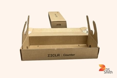 fiber-based packaging for smart bike-lane separators
