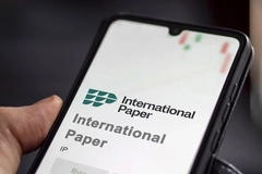 Image Phone with International Paper logo.