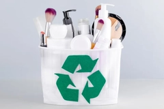 Image recycling cosmetic products