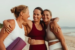 Image Three healthy middle-aged women