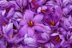 Image Saffron flowers