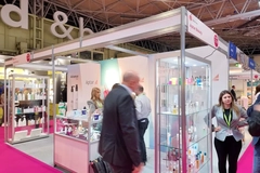 A booth at a trade show