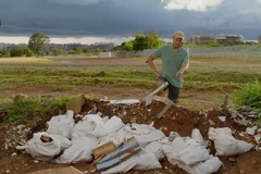 Image conservationist looking at waste
