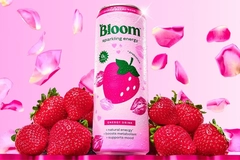 Image Bloom Nutrition Strawberry Rose Sparkling Energy Drink