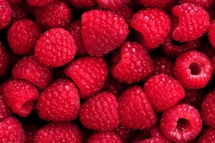 Red raspberries Red raspberries