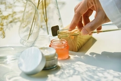 various cosmetic products in  unmarked packaging