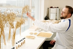 Image A worker at Oatly’s Landskrona facility