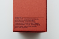 Image perfume box ingredient list