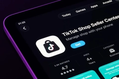 Image TikTok Shop Seller Center opened on a phone.