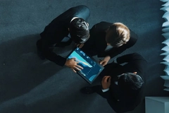 Image business men making investments