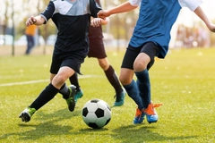 Image Athletes playing football