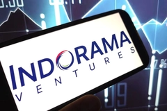 Image A cell phone with a logo on it