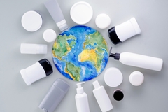 Image Planet sustainable beauty product packaging.