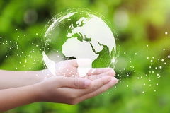 holding icon of Earth