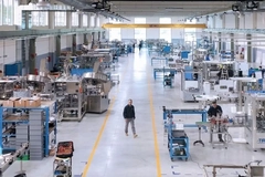 A man walking in a facility.