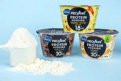 Image Valio high-protein dairy products.