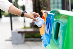 Image person recycling paper